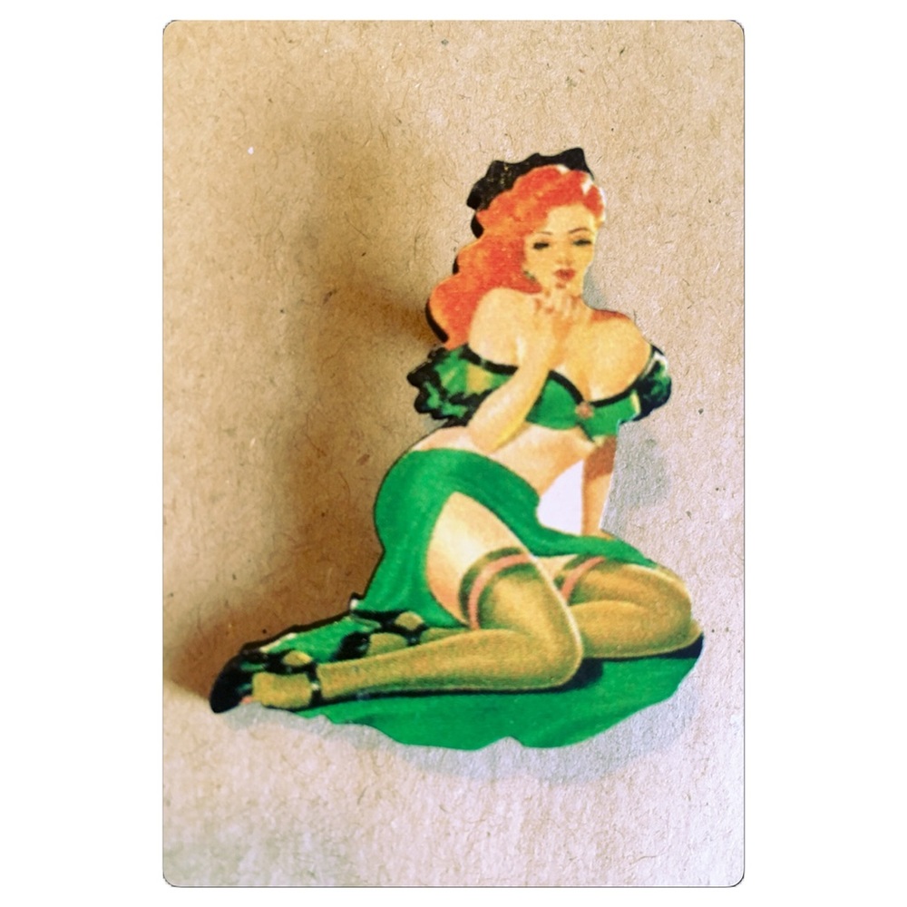 Small Pinup Girl Brooch/Pin #6 BOGO